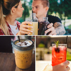 6 Pailles Reutilisables en Inox