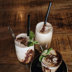 6 Pailles Reutilisables en Inox